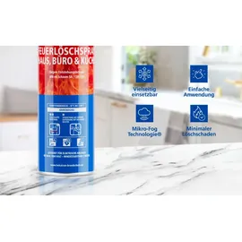 Hekatron Feuerlöschspray Universal, 600 ml ABF, frostsicher