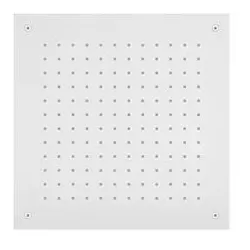 Herzbach Deep White Kopfbrause 23.638000.2.07 380 mm, zum Deckeneinbau, grau matt