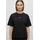 hugo underwear T-Shirt "Signature", Damen, Gr. L, schwarz (schwarz 001), Jersey, Obermaterial: 48% Baumwolle, 48% Modal, 4% Elasthan, Rundhals, Shirts T-Shirt, normale Passofrm, Rundhals