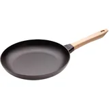 Staub Bratpfanne 28 cm schwarz mit Holzgriff