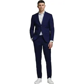 JACK & JONES Franco Anzug Medieval Blue / Super Slim Fit 50