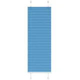vidaXL Plissee Blau 50x150 cm Stoffbreite 49,4 cm Polyester