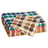 Tobeni 12 Stück Damen Taschentücher Stofftaschentücher Damentaschentücher Baumwolle Farbe Design 6 Grösse 30 cm x 30 cm - 30 cm x 30 cm