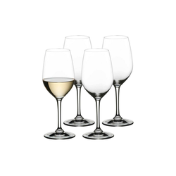 Nachtmann Weißweinglas VIVINO Weißweingläser 370 ml 4er Set, Kristallglas weiß