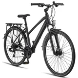 licorne bike gmbh Premium Touring Trekking Bike 28 Zoll RH 48 cm Damen schwarz
