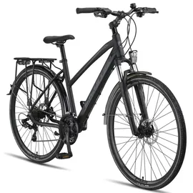 licorne bike gmbh Premium Touring Trekking Bike 28 Zoll RH 48 cm Damen schwarz