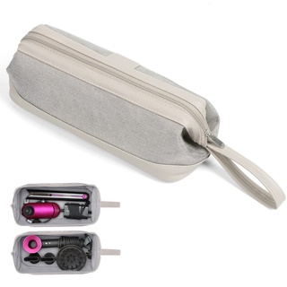 KEESIN Dyson Airwrap Reisetasche, Dyson Airwrap Tasche, Organizer für Dyson Supersonic Haartrockner HD01 HD03 und Dyson Airwrap Styler Zubehör (Hellgrau)