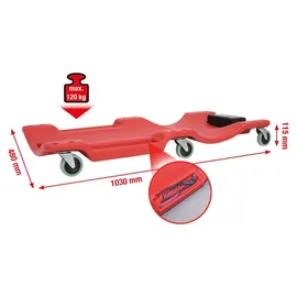 KS Tools Rollbrett Kunststoff 1030x480x115mm Rot
