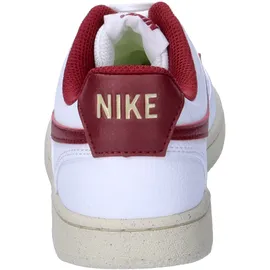 Nike Court Vision Low Next Nature Damen White/Muslin/Metallic Gold Star/Team Red 41