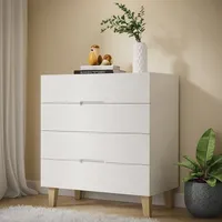 Skølm Kommode Freyr, Schrank mit 4 Schubladen Schubladenschrank in