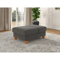 Sit&more Polsterhocker »Dundee« mit Klappfunktion, Federkern und hochwertigen Massivholzfüßen