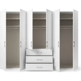Set One by Musterring Drehtürenschrank Henderson 301 x 223 x 60 cm Weiß