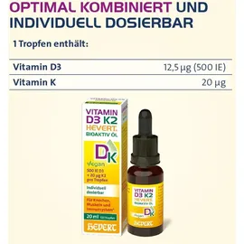 Hevert-Arzneimittel Vitamin D3 K2 Hevert Bioaktiv Öl 20 ml