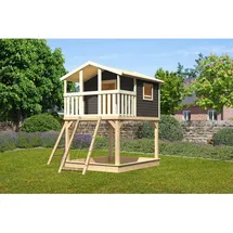 Karibu Spielhaus Benjamin 244 x 198 x 309 cm Terragrau