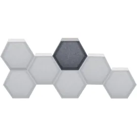 HJH Office Akustik Trennelement FLEXMIUT STORE B grau 2 St. 54,5 x 62,5 cm