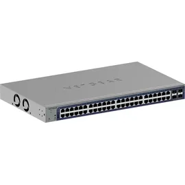 Netgear Smart S3300-52X - V3 - Switch - L3 Lite - Smart - 48 x 10/100/1000 + 4 x SFP+ - Desktop, an Rack montierbar (380 W)