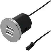 Halemeier USB Einbau-Doppelsteckdose