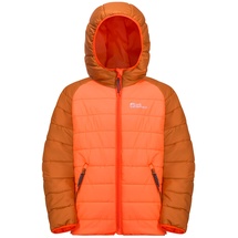 Jack Wolfskin Unisex Kinder Zenon K Jacket, Fuzzy orange, 140