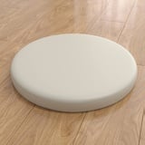 Trayosin Sitzkissen Rund Sitzkissen Stuhl Memory Foam aus Kunstleder Sitzkissen Boden Rund Sitzauflagen Dauerhaft rutschfest Gemütlich Sitzpolster für Tatami Garten Büro (Bonbon,35cm)