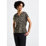 STREET ONE Damen A345729 Bluse, Schwarz, 36