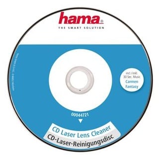 Hama Reinigungs-CD CD-Laserreinigungsdisc, für CD-Player, schonende Trockenreinigung