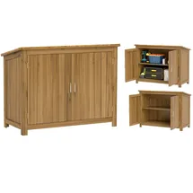 Outsunny Geräteschrank 1,1 x 0,5 m Braun