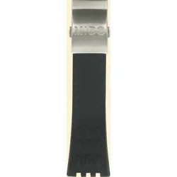 Mido Kautschuk Silikon/Kautschuk Kautschukband Schwarz M603006191 - schwarz