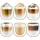 luxuskollektion Doppelwandige Latte Macchiato Gläser 0,25 l 6-tlg.
