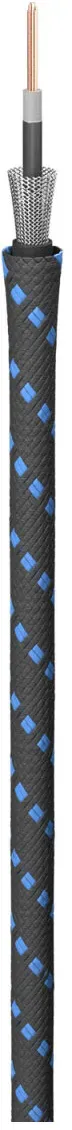 Instrumentenkabel SC-Classique; 1 x 0,50 mm2; PVC + Gewebe Ø 6,50 mm; schwarz