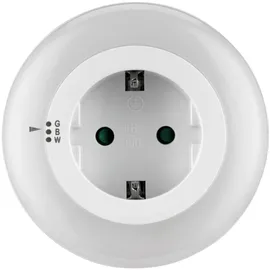 REV Ritter REV Nachtlicht LED mit Steckdose Farbwechsel & Dämmerungsautom.