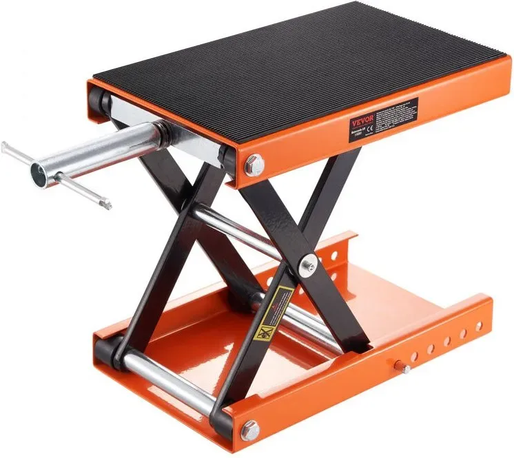 VEVOR Motorradheber, 500 kg Tragkraft, 95–350 mm verstellbarer Montageständer, für Motorradreparaturen in Garage & Outdoor