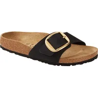Birkenstock Madrid Big Buckle Nubukleder schwarz 39