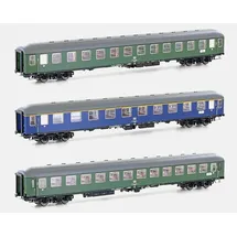 HOBBYTRAIN 3er Set Personenwagen D1213 DB Epoche IV H43041 H0