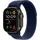Apple Watch Ultra Trail Loop 49 mm Blau Titan Schwarz M/L