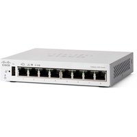 Cisco Catalyst 1200 Desktop Gigabit Managed Switch, 8x RJ-45,