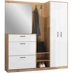 Kompaktgarderobe ZUG - braun