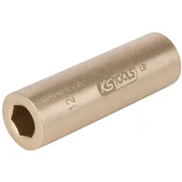 KS Tools BRONZEplus Stecknuss 1/2" 16mm 6-kant lang