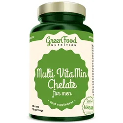 GreenFood Nutrition Multi VitaMin Chelate für Männer 90 St