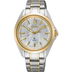 Seiko Prospex Divers Quarz 200m Damen SUR608J1 - perlmutt,silbergrau,PVD Beschichtung bicolor,silber - 34mm