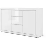 petits-meubles Sideboard 150 x 89 cm Weiß
