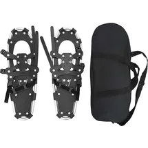 vidaXL 3 in 1 Schneeschuhe Silber/Schwarz L