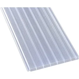 Gutta PVC-Hohlkammerpaneel 200 x 20 cm 1,6 cm klar