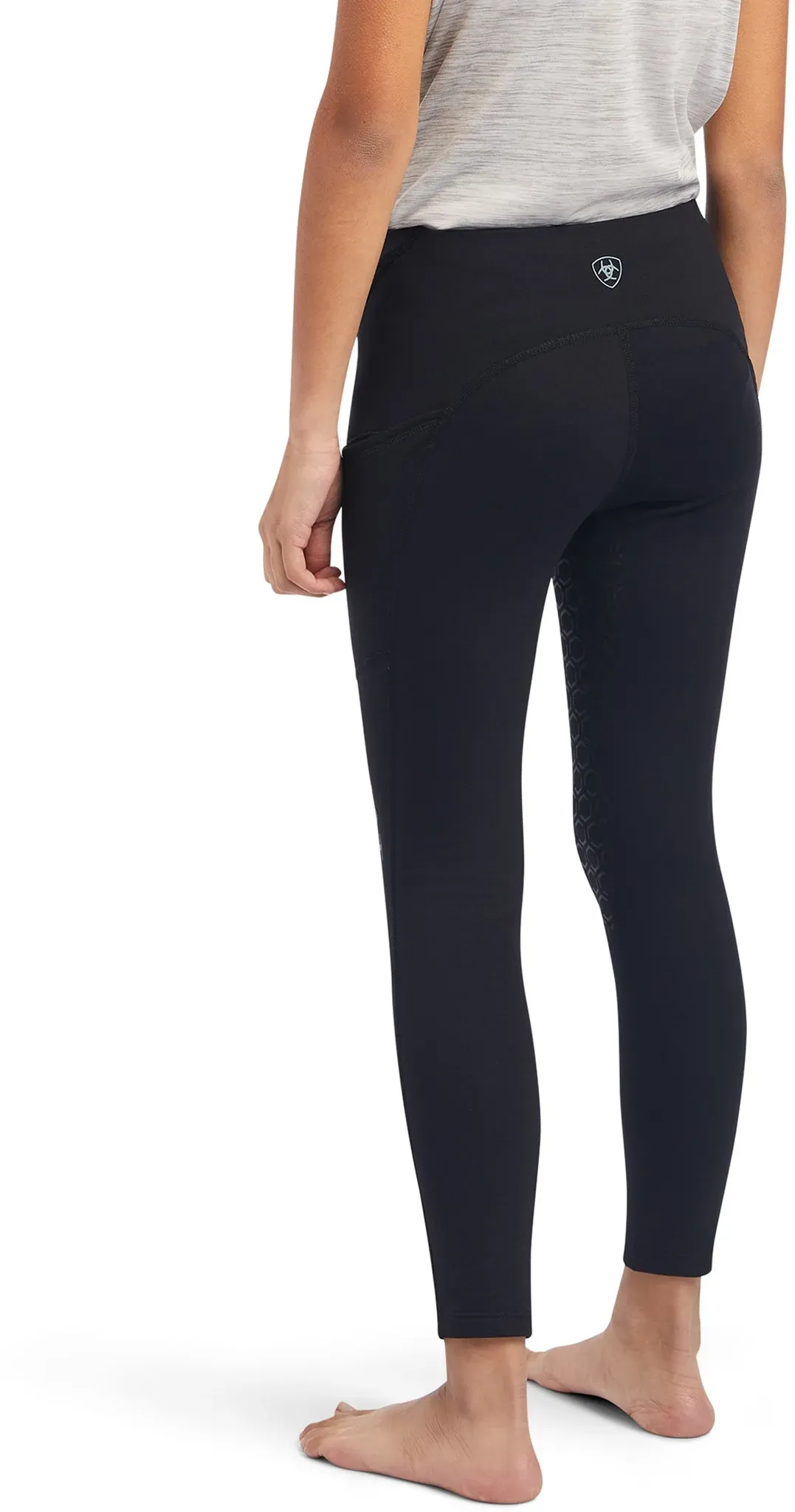 Ariat Venture Thermal Kinder Thermo-Reitleggings mit Halbgrip