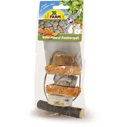 JR FARM Nager Natur Mineral-Knabberspaß 250g Nahrungsergänzung für Kleintiere