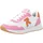 Rieker Sneaker Low Damen Orange/Rosa/Weiß 40