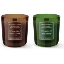 Dekohelden24 Duftkerze 150 g braun