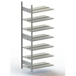 Anbauregal META COMPACT S3 2500x1000x600 168 Ordner 7 Böden, vzk, zerlegt