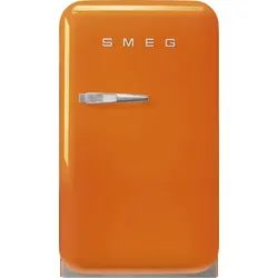 SMEG Kühlschrank "FAB5_5", D (A-G), orange, Rechtsanschlag, Kühlschränke