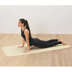 Tchibo - Yogamatte mit Schurwolle - creme
