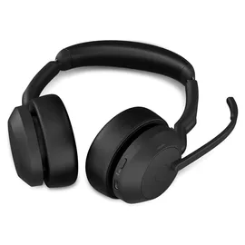 JABRA Evolve2 55 UC Stereo USB Headset schwarz USB-C Ladestation